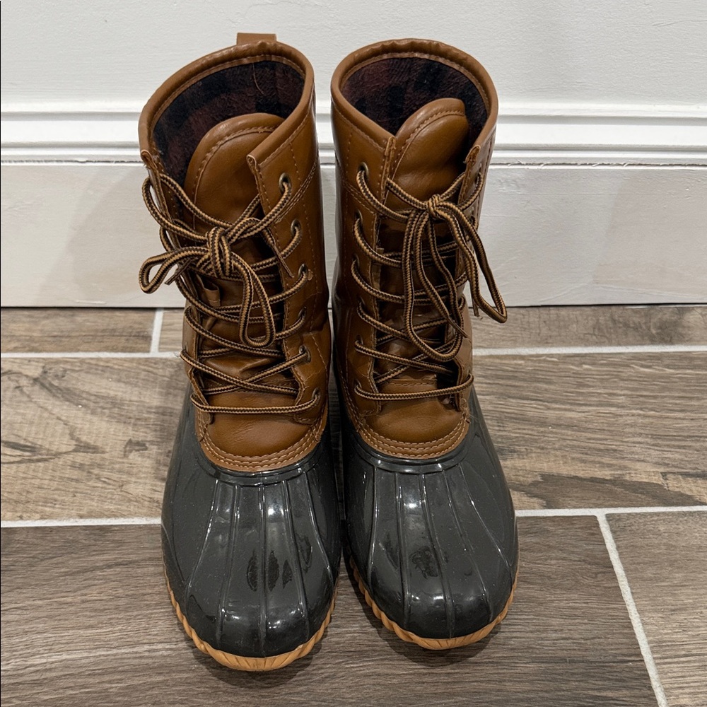 Sperry Brown and Black Women's Boots